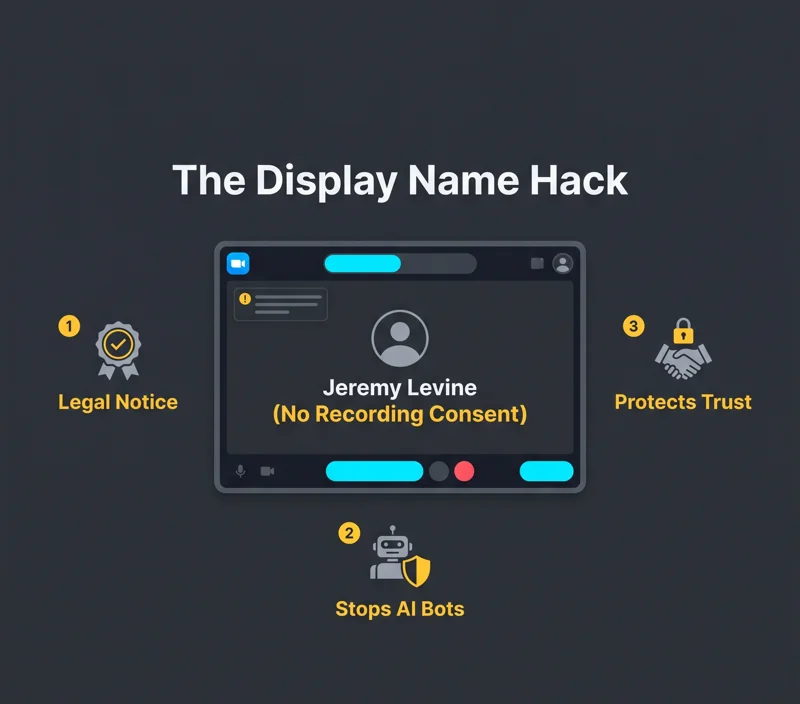 The Brilliant 'Don't Record Me' Zoom Hack Professionals Are Using to Stop AI Transcription - تفاصيل إضافية