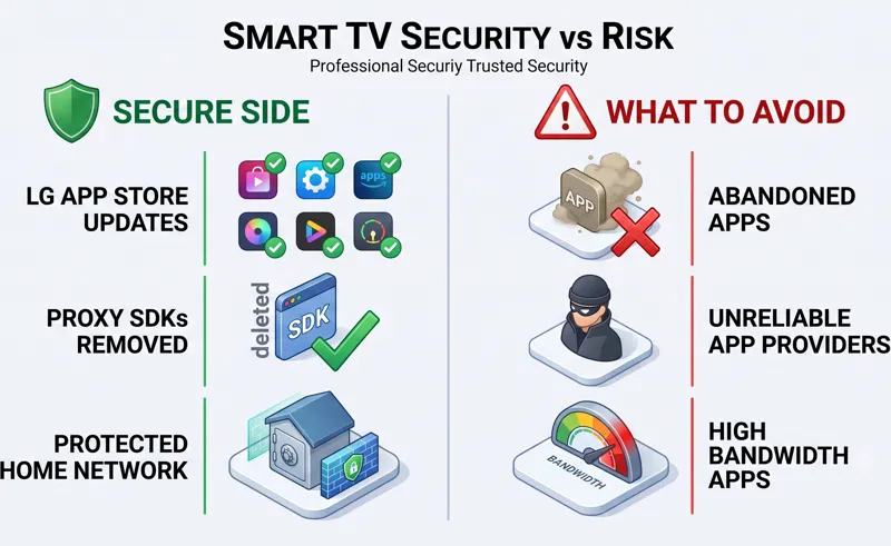 Is Your LG Smart TV Secretly Selling Your Bandwidth? LG Bans Hidden Proxy Apps - تفاصيل إضافية