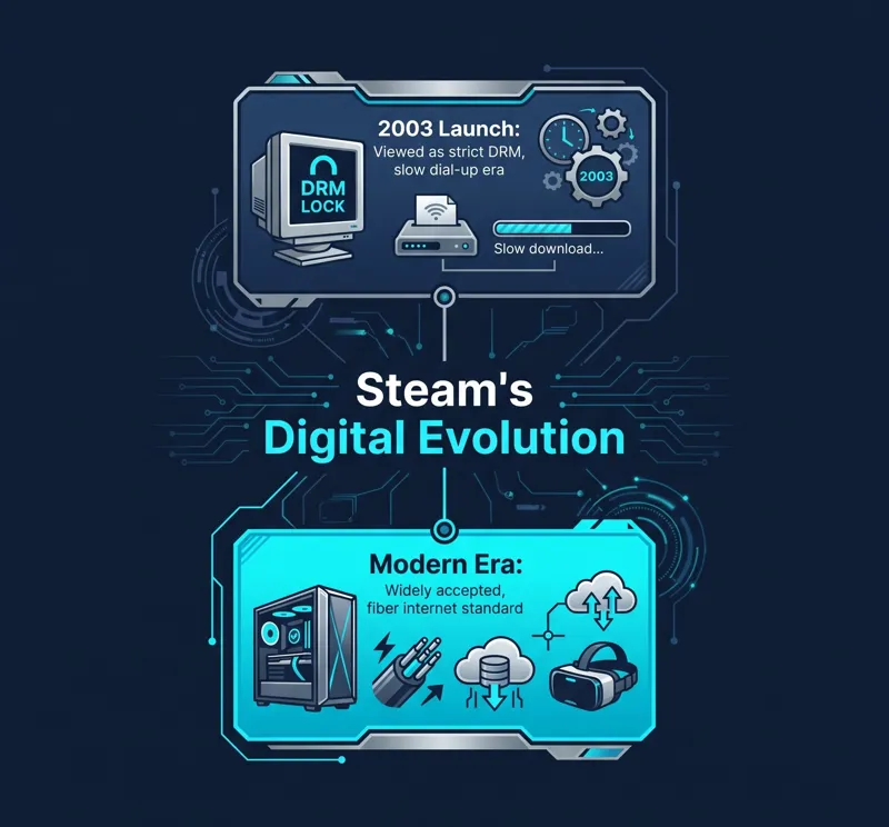 The End of Game Discs is Here: Why Steam Proves an All-Digital Gaming Future Actually Works - تفاصيل إضافية
