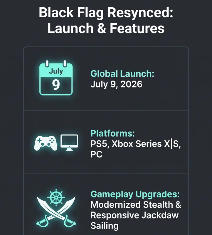 Assassin's Creed Black Flag Resynced: See the Jaw-Dropping 13-Year Graphics Transformation - تفاصيل إضافية