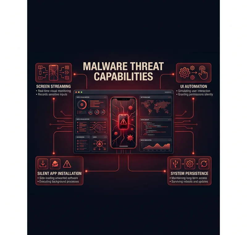 URGENT ALERT: New RedHook Android Malware Hijacks Phones Without a PC via Wireless ADB! - تفاصيل إضافية