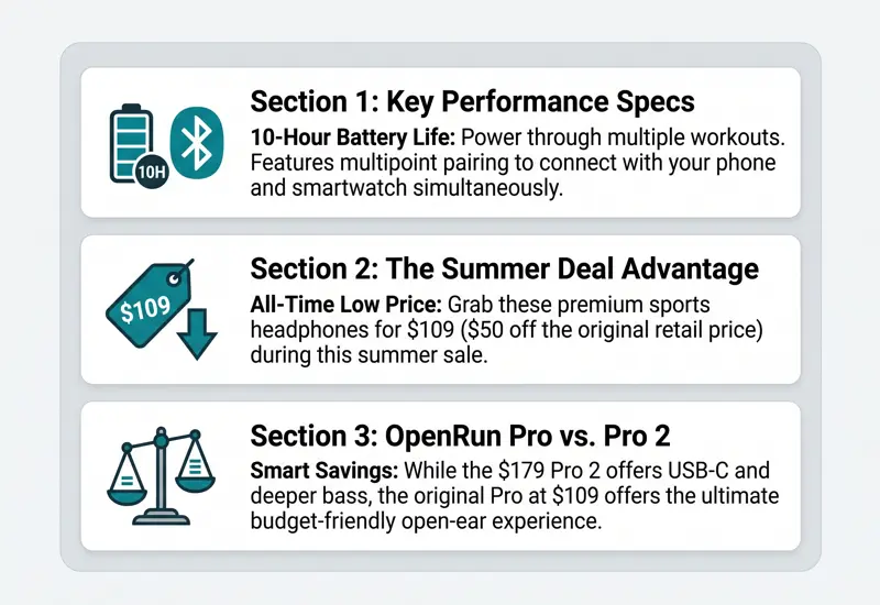 Unmissable Deal: The Acclaimed Shokz OpenRun Pro Just Hit Its Lowest Price Since January! - تفاصيل إضافية
