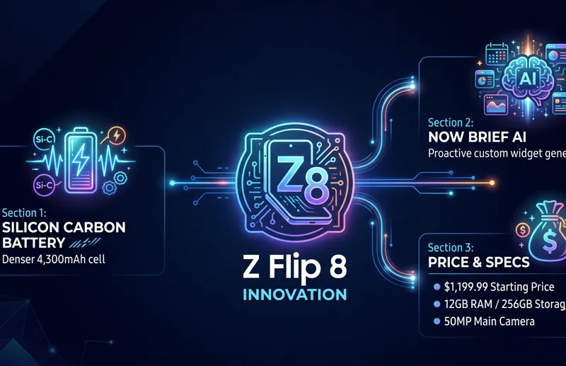 The $1,200 Samsung Galaxy Z Flip 8 is Here: Why You Might Never Need to Open It Again - تفاصيل إضافية