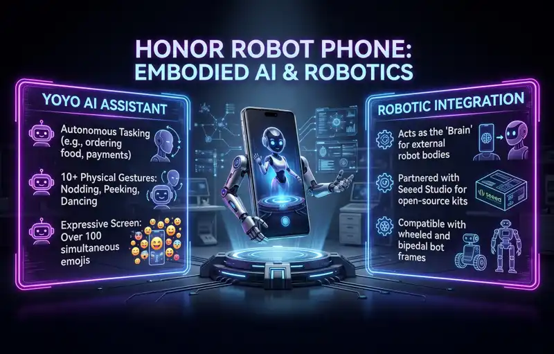 Honor's Wild New 'Robot Phone' Changes Everything: Hands-On With the 200MP Gimbal Camera - تفاصيل إضافية
