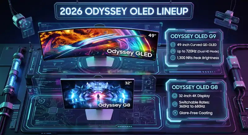 1,100Hz Refresh Rate? Why Samsung’s Wild New Odyssey Monitor Lineup is Absolute Insanity - تفاصيل إضافية