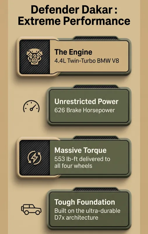 Land Rover Just Unleashed a 626-HP Road-Legal Defender Dakar (And It Actually Has a