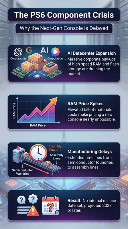 Why the PlayStation 6 is Delayed: Sony CEO Confirms No Release Date Amid Massive RAM Crisis - تفاصيل إضافية