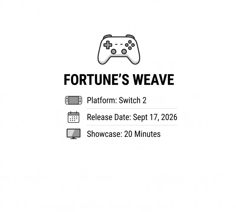 20 Minutes of Switch 2 Gameplay? Fire Emblem: Fortune's Weave Direct Set for August 4! - تفاصيل إضافية