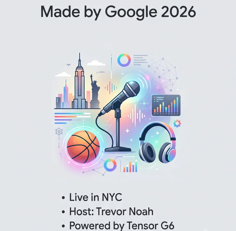 Made by Google Event: Trevor Noah Hosts as Pixel 11, Pro Fold & Pixel Watch 5 Take Center Stage! - تفاصيل إضافية