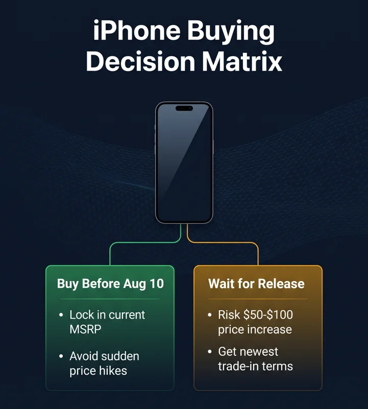 Buy Before August 10? iPhone 17 Price Hike Could Arrive Next Week, New Rumor Claims - تفاصيل إضافية