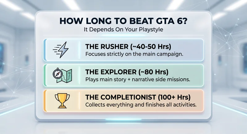 GTA 6 Length Revealed? Rockstar Dev Teases a Massive 80-Hour Playtime (But There’s a Catch) - تفاصيل إضافية