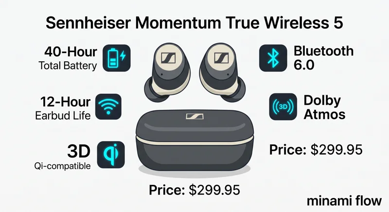 Say Goodbye to Dead Earbuds: Sennheiser's Momentum 5 Features DIY Replaceable Batteries! - تفاصيل إضافية