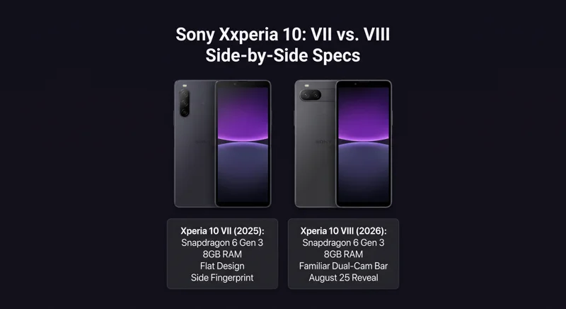 Sony Xperia 10 VIII Leaked Ahead of Launch: Wait, Did Anything Actually Change? - تفاصيل إضافية