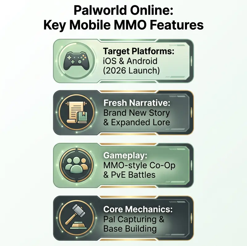 Palworld Online Revealed: Everything We Know About the Massive New Mobile MMO Coming in 2026! - تفاصيل إضافية