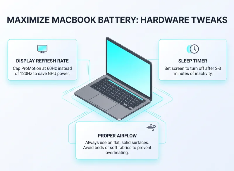 Stop Draining Your MacBook Pro: 7 Simple Tweaks for Maximum Battery Life - تفاصيل إضافية