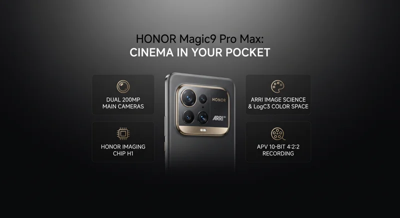 ARRI & HONOR Magic9 Pro Max Revealed: The 200MP Pocket Cinema Camera the US Can't Have!
