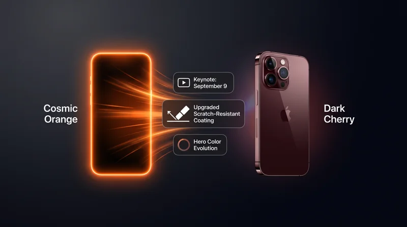 Goodbye Cosmic Orange: Leaked iPhone 18 Colors Reveal Apple's Surprising New Finish Lineup - تفاصيل إضافية