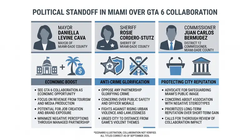 'Glorifying Crime': Miami Sheriff Blasts Mayor's Push to Turn the City into Real-Life GTA 6 Vice City - تفاصيل إضافية