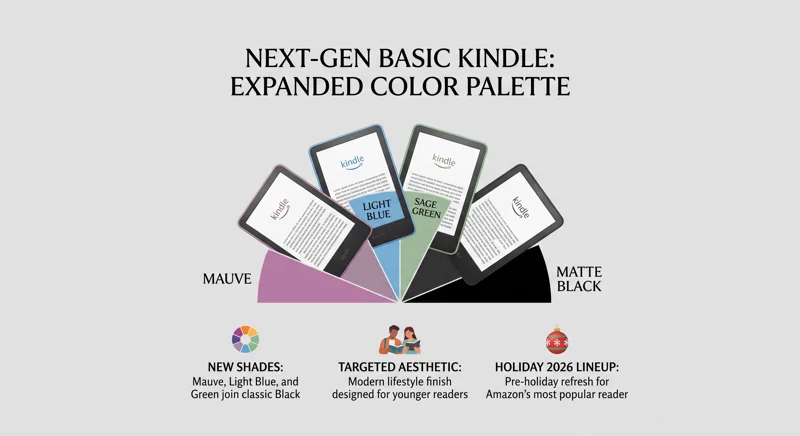 Massive Amazon Leak Reveals Gorgeous New Kindle Colors and the One Design Fix You've Been Waiting For - تفاصيل إضافية