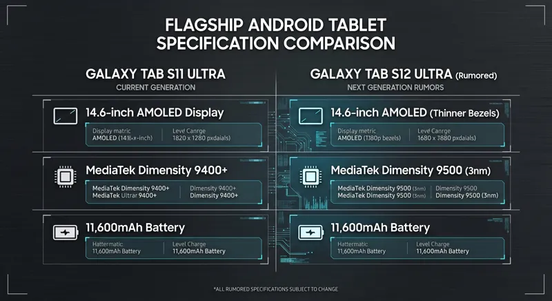 Samsung Galaxy Tab S12 Delay Confirmed? Why the New Flagship Tablets Are Making Us Wait Until October! - تفاصيل إضافية