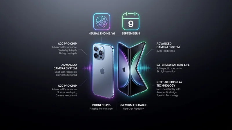 Massive A20 Pro Leak Reveals 7-Core GPU Upgrade for iPhone 18 Pro & Apple's First Foldable - تفاصيل إضافية