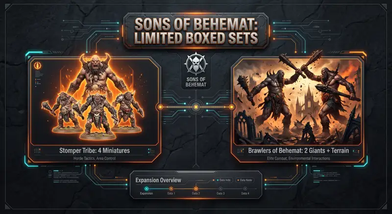 Age of Sigmar Sunday Preview: Massive Sons of Behemat Reinforcements Revealed! - تفاصيل إضافية