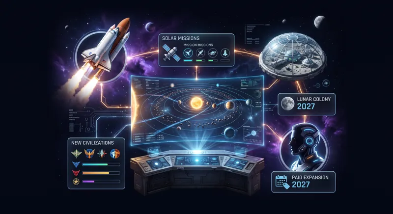 Civ 7 Goes to Space: Civilization VII Unveils First Expansion Earthrise And Major Free Update - تفاصيل إضافية