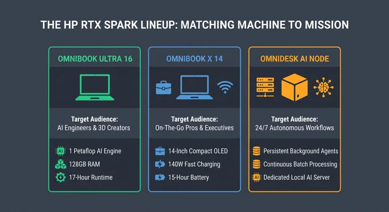 HP Just Dropped the World's Thinnest RTX Spark Laptops: Meet the 128GB RAM AI Powerhouse - تفاصيل إضافية