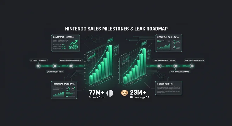 New Smash Bros & Nintendogs in the Works: Massive Leak Reveals Unannounced Nintendo Lineup! - تفاصيل إضافية