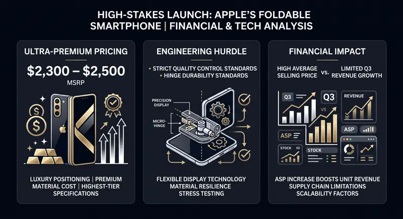 Apple's $2,500 Foldable iPhone Hits Major Production Trouble Before Sept 9 Launch: Why You Might Not Get One - تفاصيل إضافية