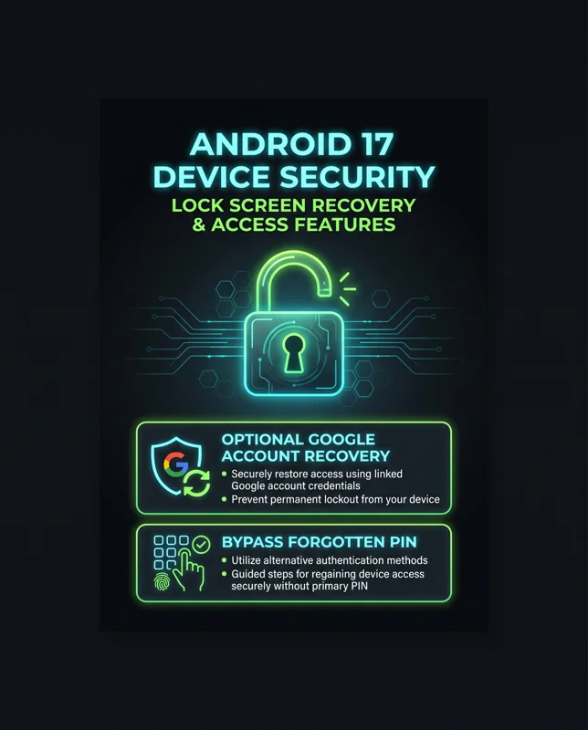 Forgot Your Android PIN? Google’s Secret Android 17 Feature Will Finally Save You From a Factory Reset - تفاصيل إضافية