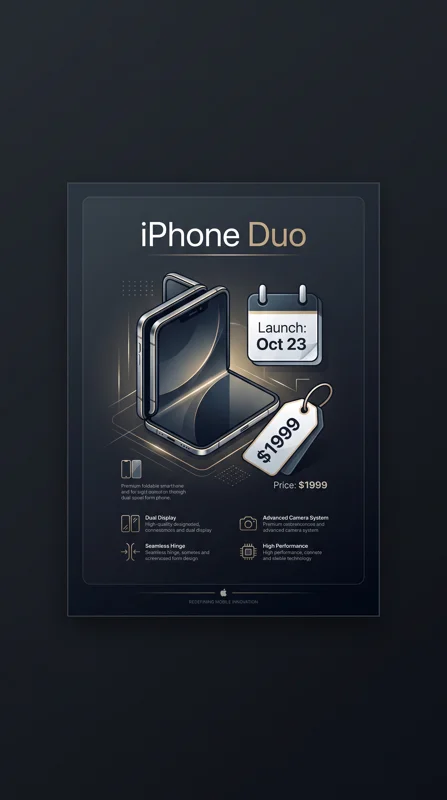 Apple Exec on the $1,999 iPhone Duo Crease: