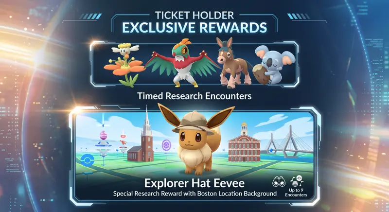 Huge Pokémon GO Change: Postponed Boston City Safari Just Went Global for Ticket Holders! - تفاصيل إضافية