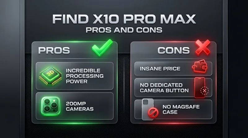 Oppo Find X10 Pro Max: A Flawless iPhone 18 Pro Max Killer Ruined by an Insane Price Tag! - تفاصيل إضافية